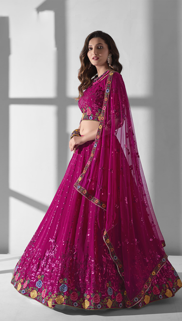 Elegant fancy lehengas at Shree Sundari